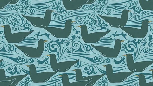 Seagulls wallpaper from Trustworth Studios.