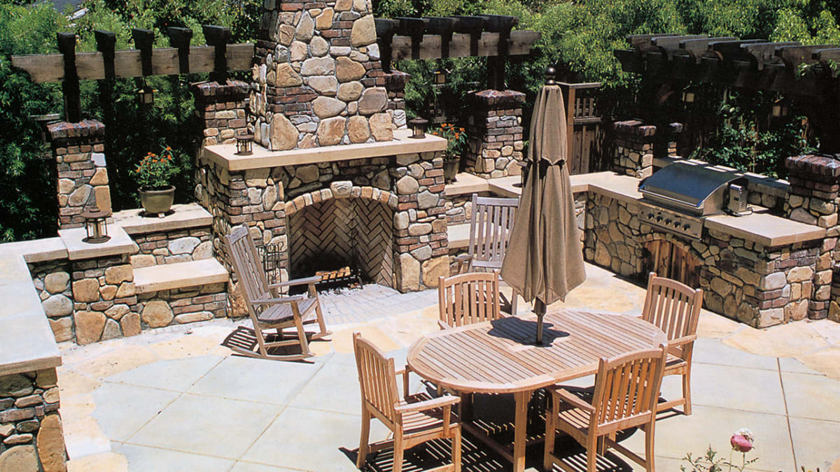 The Outdoor Hearth Fire Pit Barbecue, Spanish Style Fire Pit