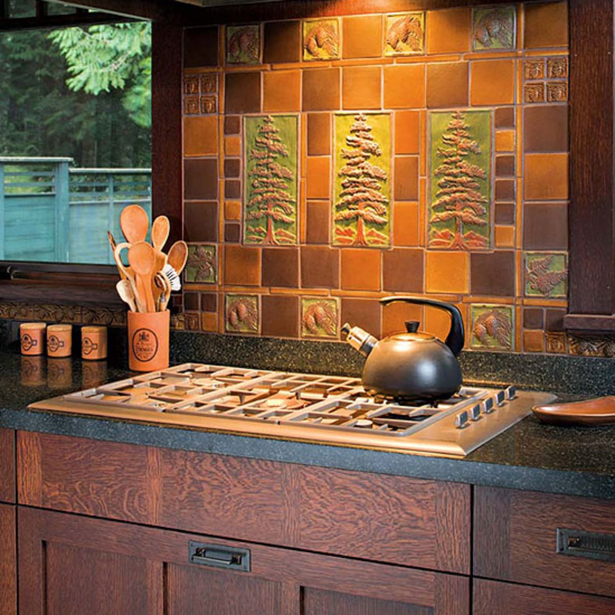 Artful Tile For Kitchen Bath Design For The Arts Crafts House Arts Crafts Homes Online