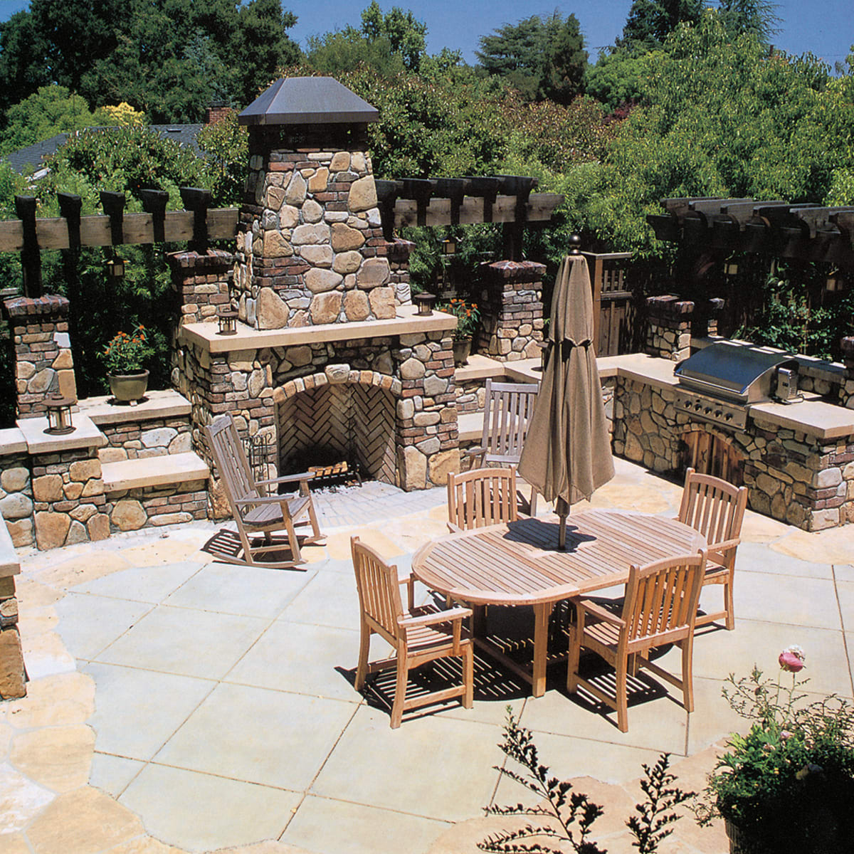 The Outdoor Hearth Fire Pit Barbecue, Spanish Tile Fire Pit