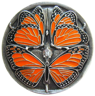 ‘Monarch’ enameled cabinet knob, Notting Hill