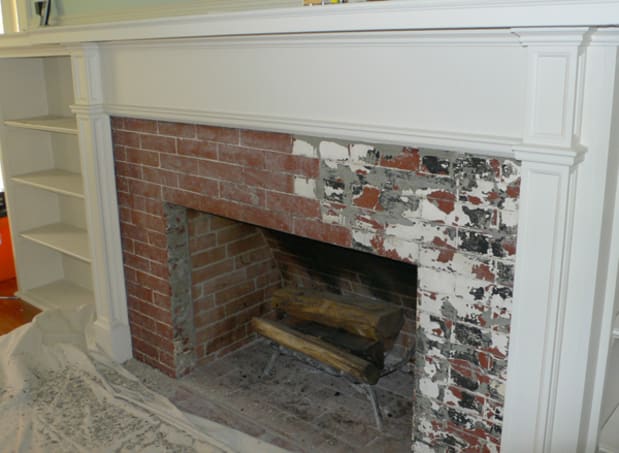 Creating An Art Tile Fireplace Design, How To Put Stone Tile Over Brick Fireplace