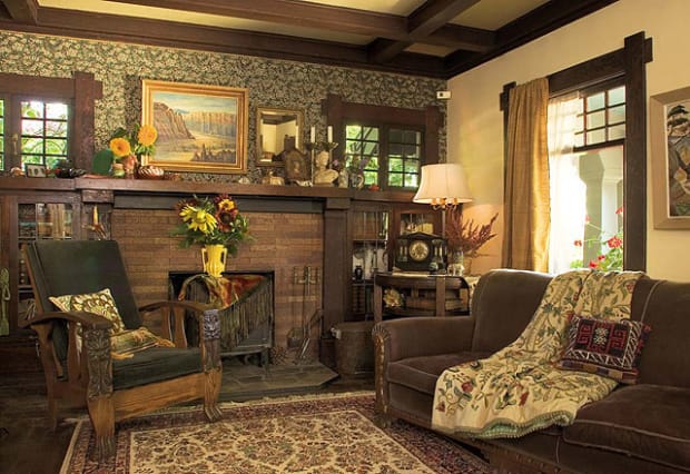 House Styles The Craftsman Bungalow Design For Arts Crafts Homes - Craftsman Bungalow Interior Decorating