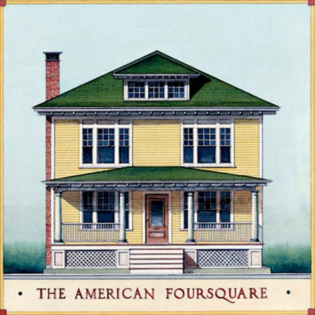 The American Foursquare Design For, American Foursquare House Plans