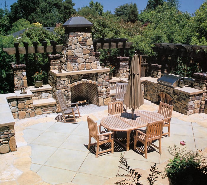 The Outdoor Hearth, Fire-Pit & Barbecue - Design for the Arts & Crafts ...