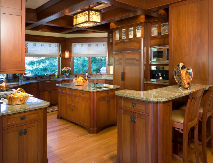 A Kitchen Inspired by Greene & Greene - Design for the Arts & Crafts ...