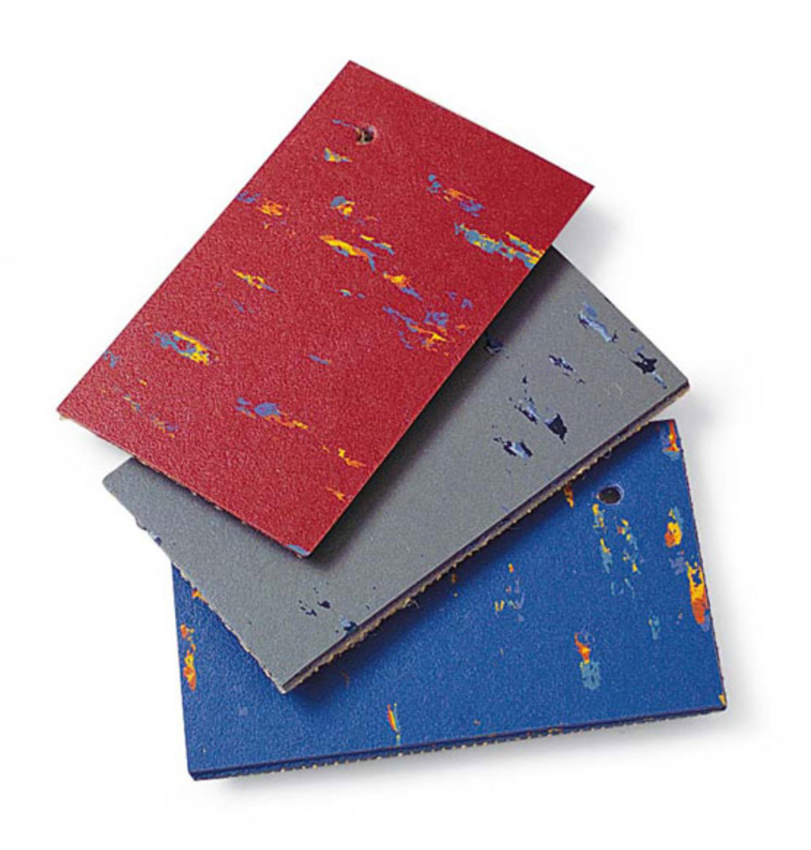 Linoleum and commercial vinyl are available in vibrant, period-friendly colors. Courtesy Linoleum City.