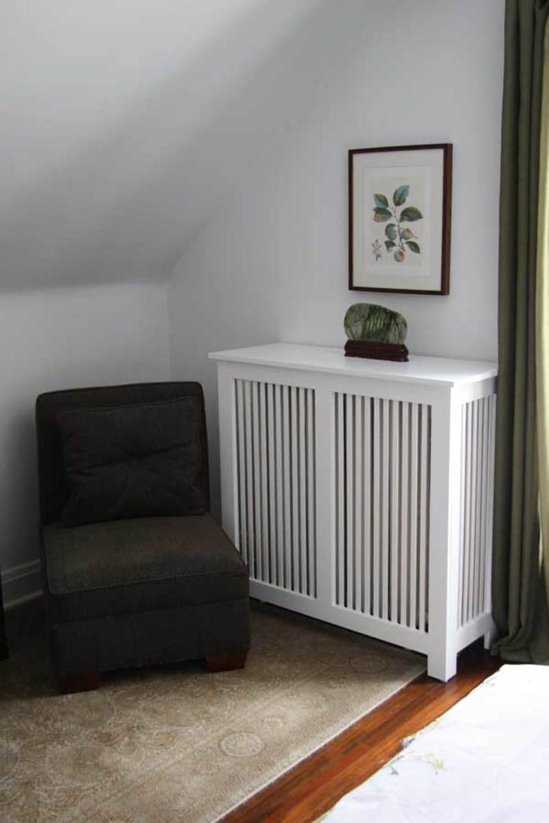 Fichman Furniture's wooden radiator covers add period appeal to a room.