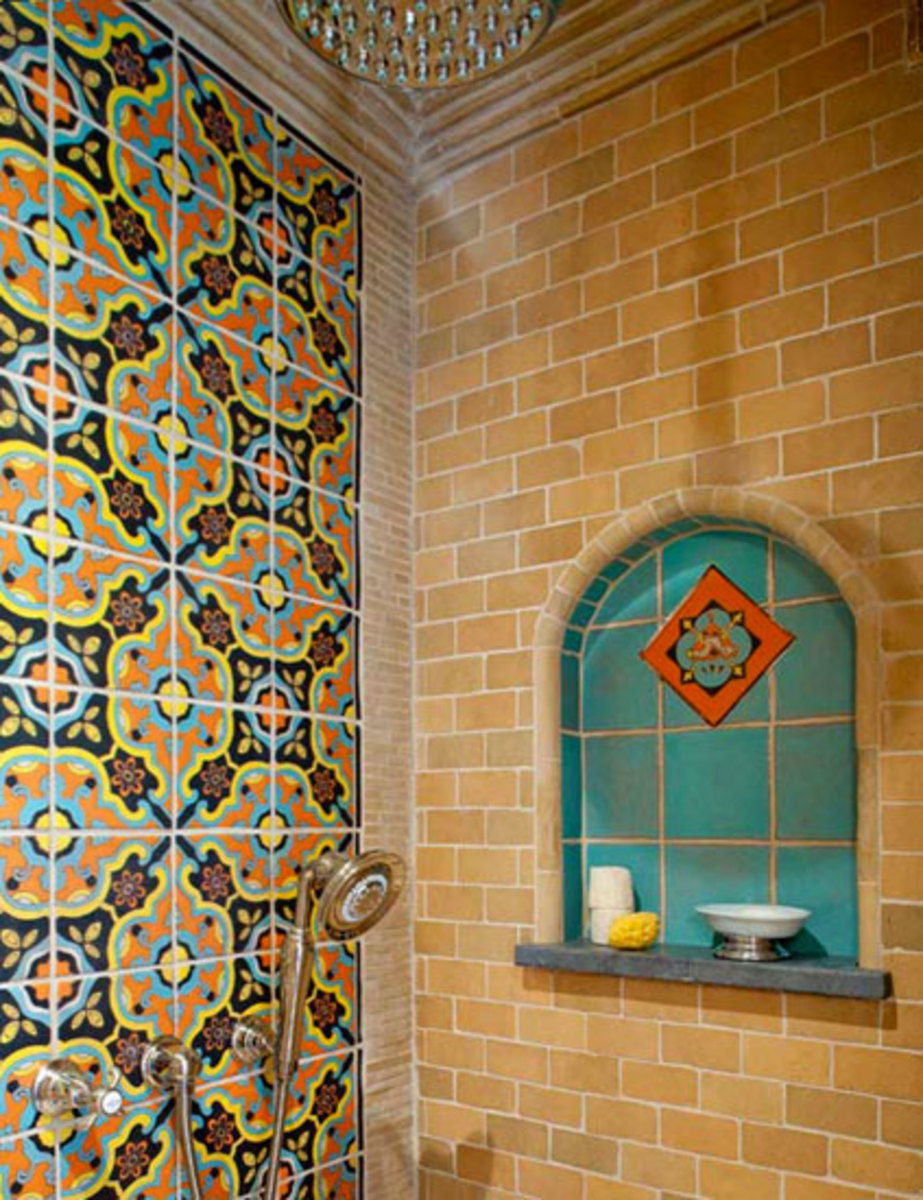 Native Tile & Ceramics bathroom mural tile