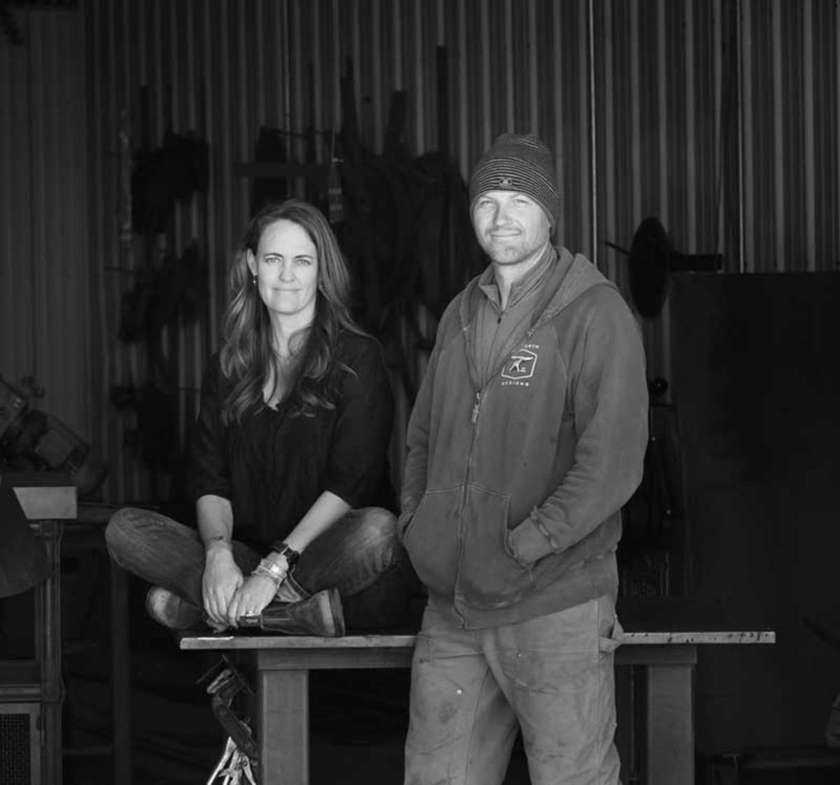 Amy and Stefan Sasick transitioned from landscape to metalwork design as part of a search for a more fulfilling life.