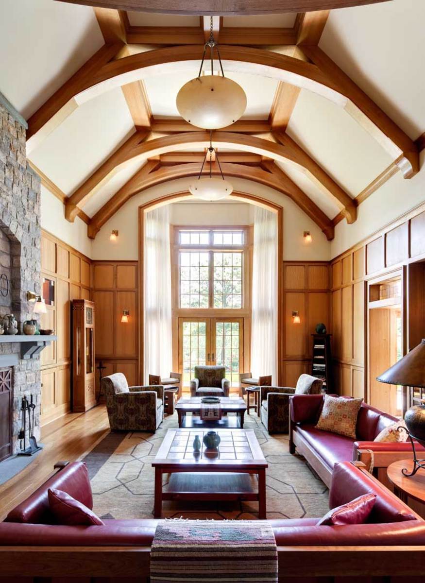 Tudoresque living room