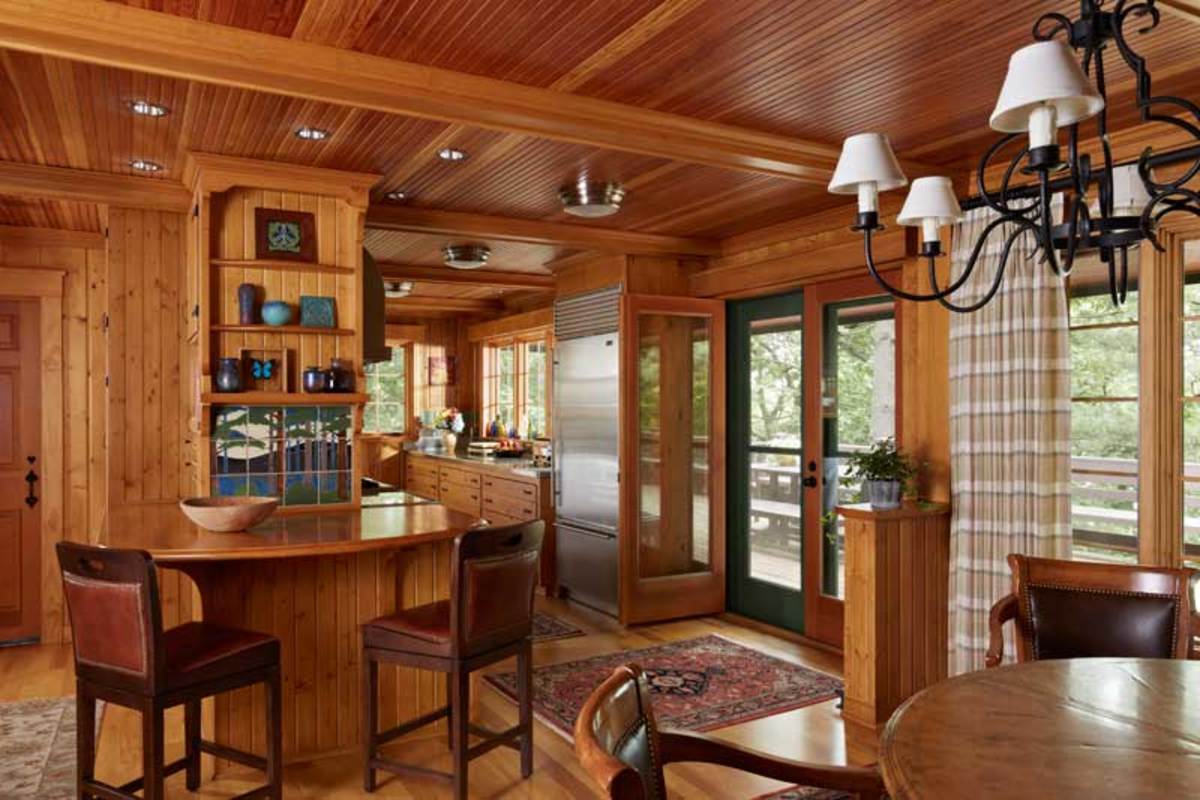 David Heide Design Studio redesigned this 1950s cabin