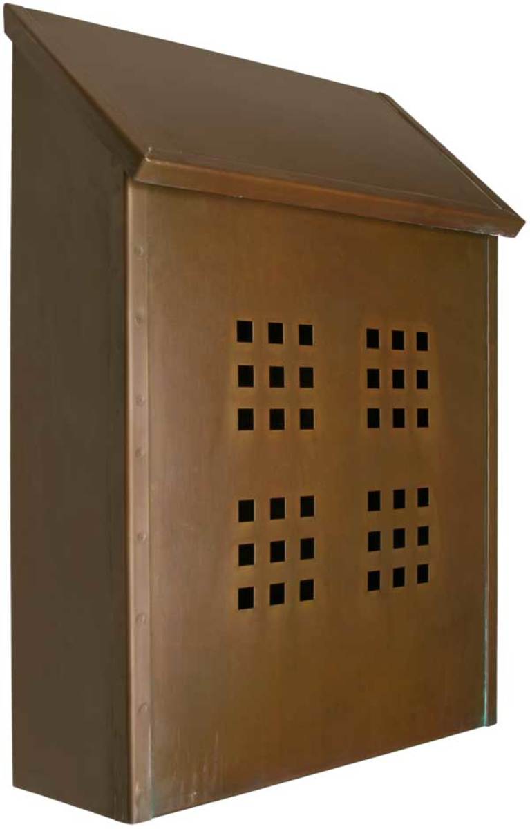 brass Craftsman mailbox