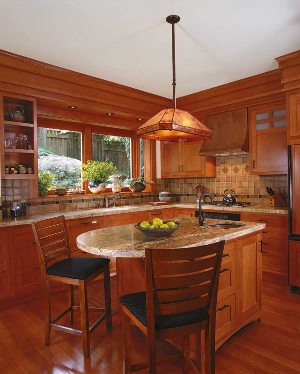 In a historic California house, a kitchen built for practicality is filled with artisan details.