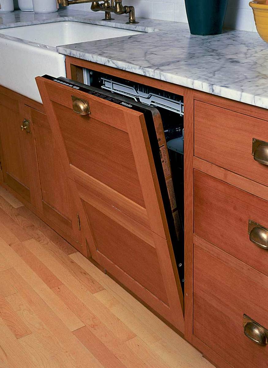 dishwasher’s cabinet panel