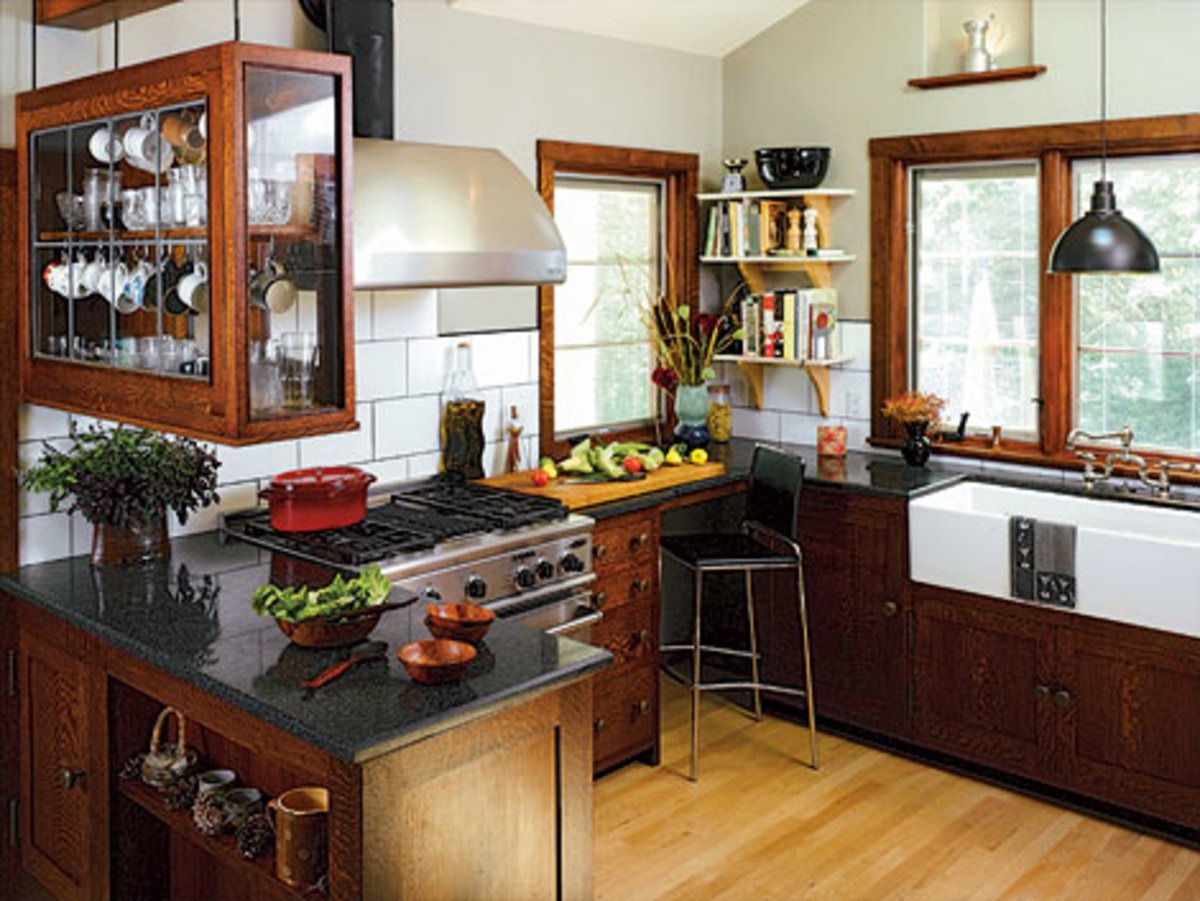 Revival-style kitchen