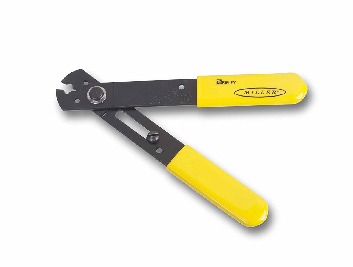 Use a wire stripper, like this one from B&P Supply, to separate hot and neutral wires.