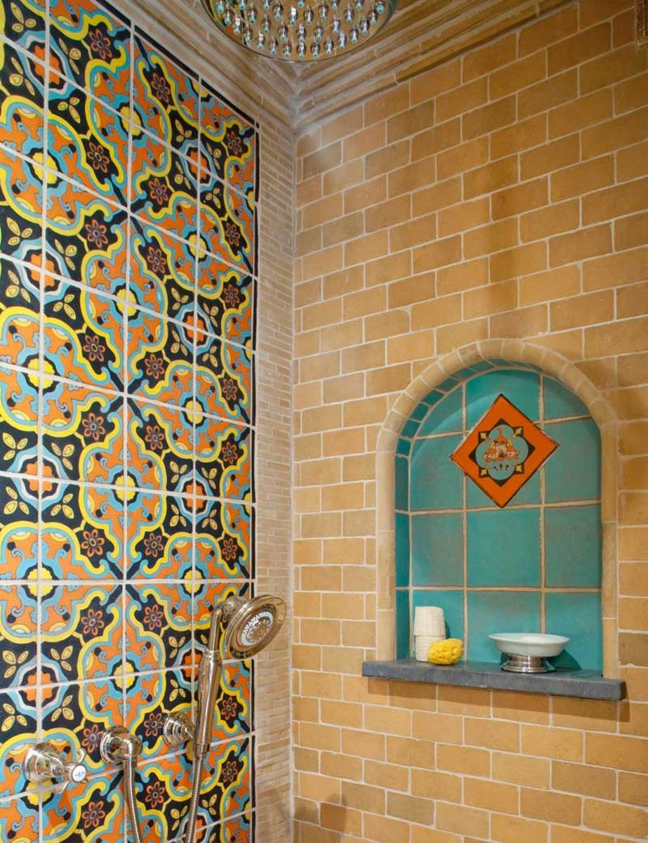 Spanish Art Deco Tile Fantasy, Tiles In Spanish