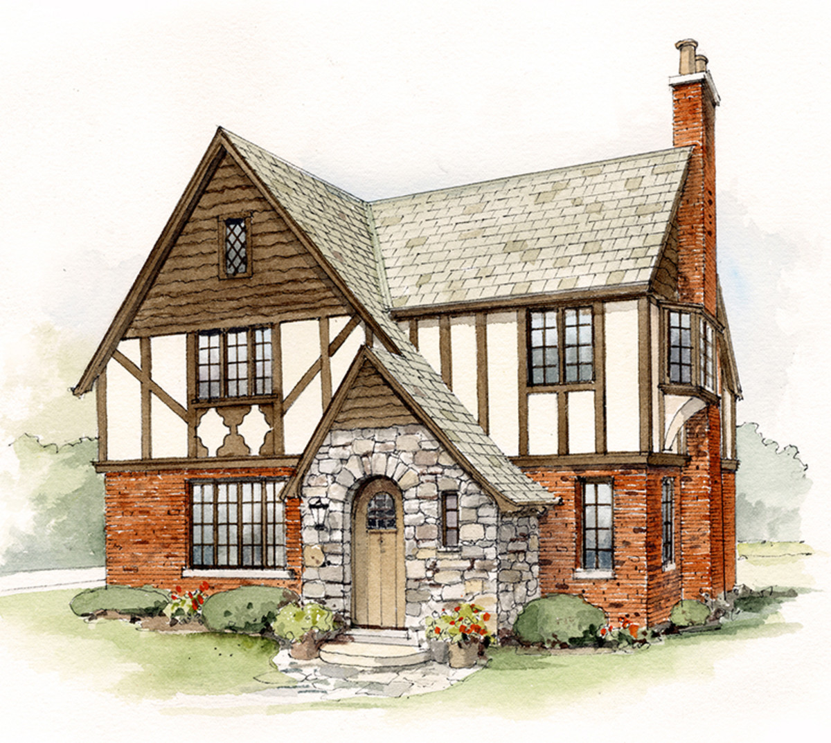 Tudor Revival style home