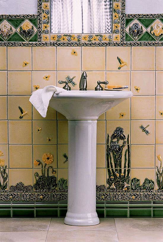 Artful Tile for Kitchen & Bath | Arts & Crafts Homes Online