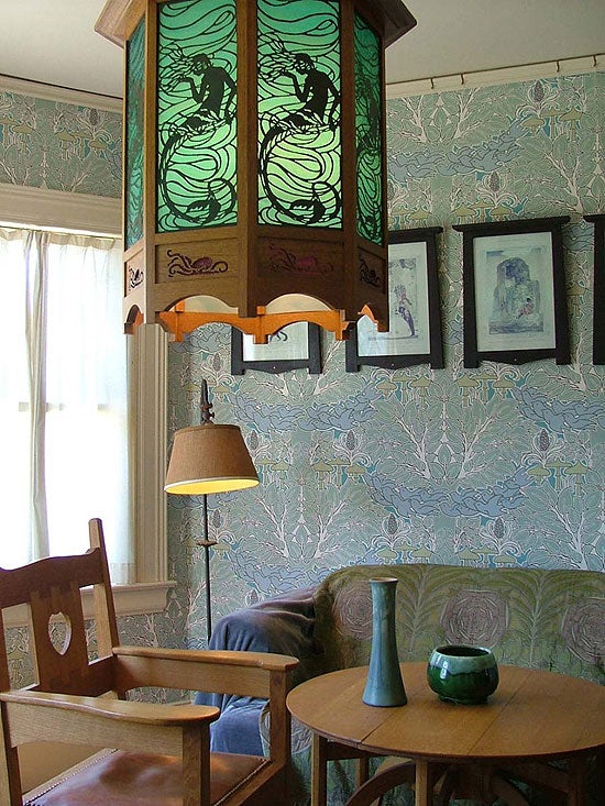 the-many-colors-in-fairyland-from-trustworth-studios-blend-to-become-an-analogous-and-near-neutral-background-for-warm-oak-tones-and-the-brilliant-green-of-the-lantern-the-white-woodwork-is-actually-a.jpg