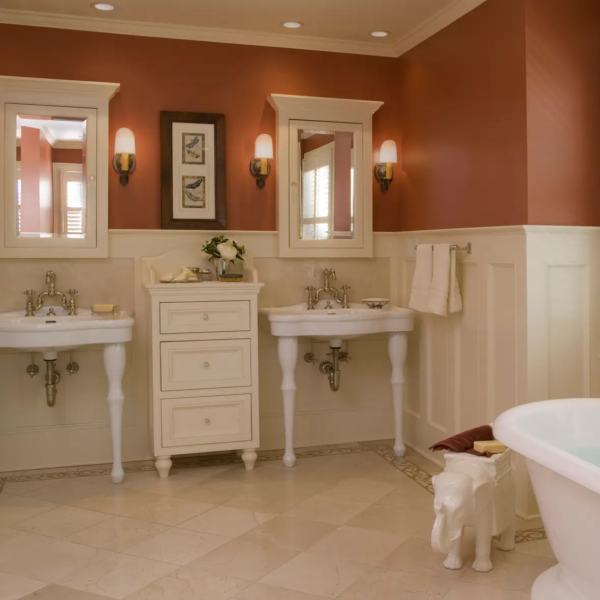 Bathrooms for the Craftsman Era Home | Arts \u0026 Crafts Homes Online, image size:1181x1181