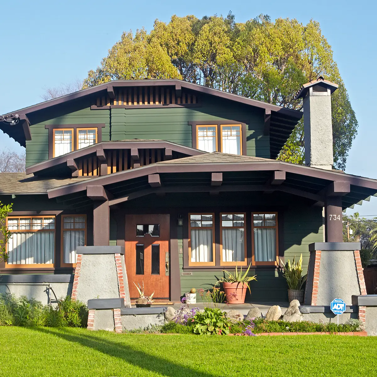 Exterior Color Schemes | Arts \u0026 Crafts Homes Online, image size:1200x1200