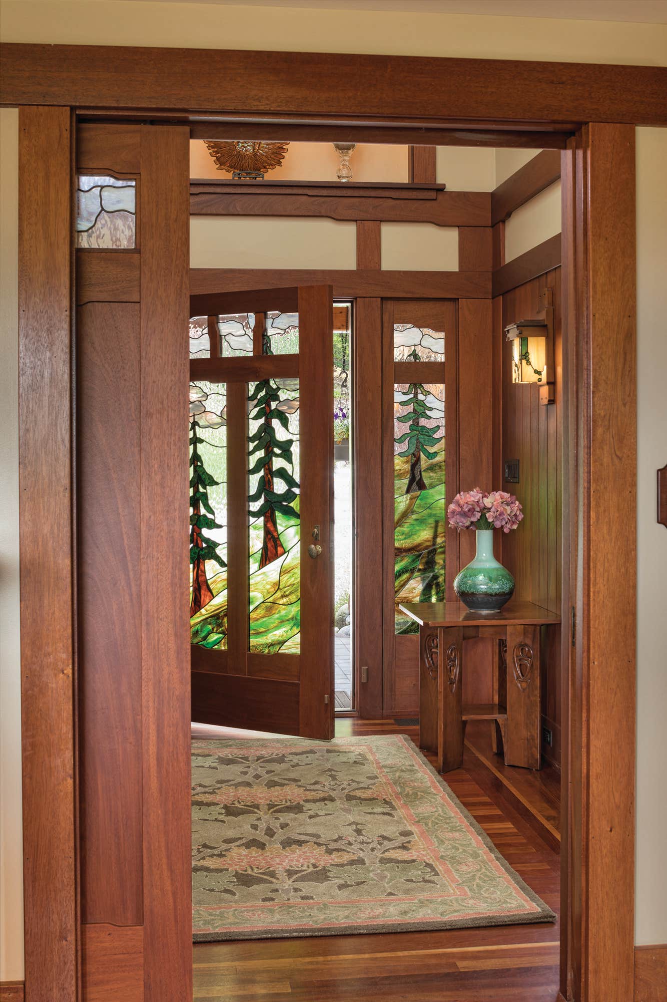 Fiberglass 6 Lite Clear Glass Window Wood-Like Front Door | Krosswood –  Krosswood Doors, image size:1333x2000