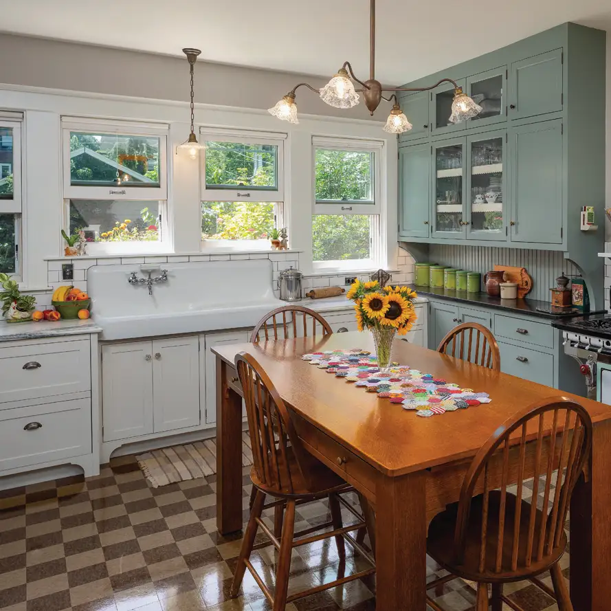 Kitchen Design for their Forever House | Arts \u0026 Crafts Homes Online, image size:889x889