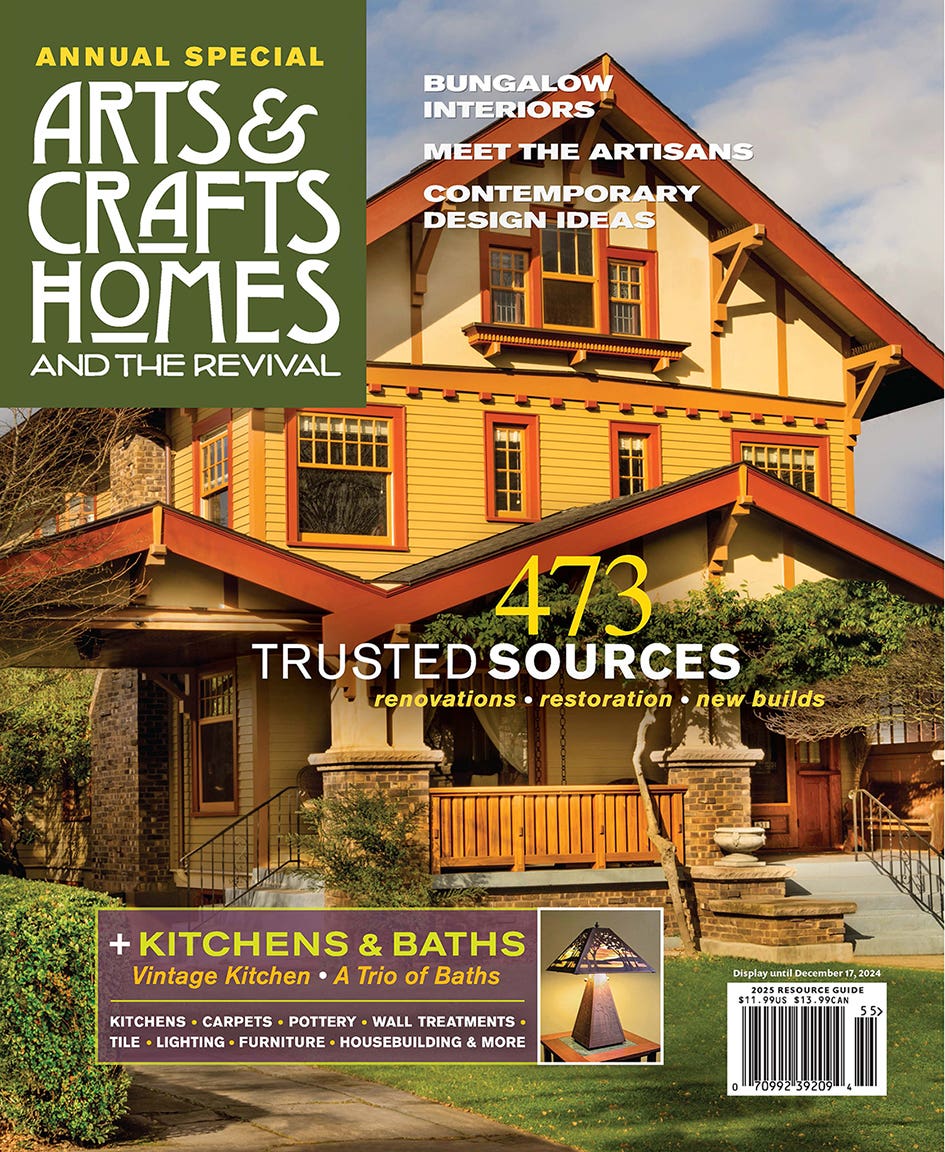 The 2025 Arts & Crafts Homes Annual Resource Guide